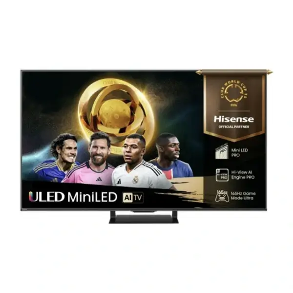 TV connectée mini-Led Hisense - 65'' - Affichage LED - Résolution ULTRA HD 4K - Rétroéclairage LED Mini-LED - Système VIDAA - Commande vocale - 65U7Q