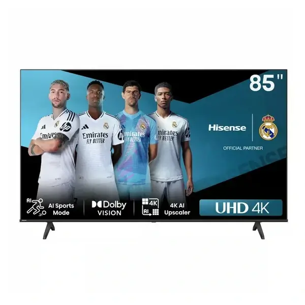 TV connectée mini led Hisense - 85'' - Apple mobile - Affichage D-LED - Résolution ULTRA HD 4K - Rétroéclairage LED Mini-LED - Système VIDAA - Commande vocale - 85A6N