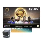 Mini projecteur ajustable laser Hisense - De 65 à 300" - Résolution ULTRA HD 4K - Commande vocale - BT 5.3 - Wifi - 2 HDMI - 2 USB - C2 MADRID – Image 4