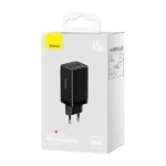 Boitier de charge mural rapide Baseus GaN5 Pro avec 3 supports - 1 USB et 2 type-C - 65W - Noir - CCGP120201 – Image 3