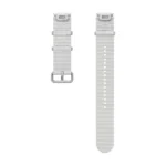 Bracelet de remplacement pour montre Athleisure band one click Samsung Galaxy Watch - 20mm - Taille M/L - Compatible avec galaxy watch 4/4 Classic - 5/5 Pro - 6/6 Classic - Watch 7 - Argent - ET-SOL31LSEGWW
