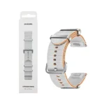Bracelet de remplacement pour montre Athleisure band one click Samsung Galaxy Watch - 20mm - Taille M/L - Compatible avec galaxy watch 4/4 Classic - 5/5 Pro - 6/6 Classic - Watch 7 - Argent - ET-SOL31LSEGWW – Image 2