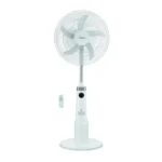 Ventilateur rechargeable à pied avec télécommande Midea - 18" - 9 vitesse - 30W - 5 hélices - 2,5h à 11h d'autonomie - FS45-23MRD
