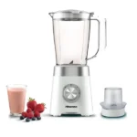 Mixer Blender avec bol Hisense - 1,5L - Puissance 500W - 2 vitesses - Larme en acier inoxydable - H15TBWES2A – Image 2