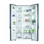 Réfrigérateur américain double portes réversible Nasco - 436L Net - Classe énergétique A++ - R600A - Pieds Ajustable - HNASF2-55.1S