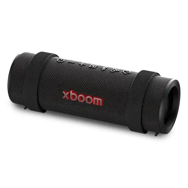 Enceinte bluetooth portable avec sangle LG XBOOM GRAB - 30W - BT 5.4 - IP67 - 20h d'autonomie - AI Sound - Commande vocale - Éclairage + Party Link - LG GRAB