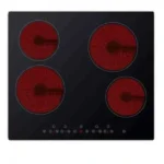 Plaque à cuisson vitrocéramique 4 feux Midea - Puissance 5500-6600W - Contrôle tactile - 90*60CM - Acier Inoxydable - MC-HF605