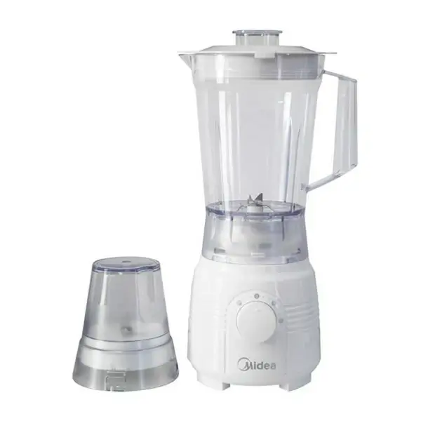 Mixer blender Midea – 1.5L – 2 vitesses - Puissance 600W - Bocal en plastique - Mixage optimal de tous types d’ingrédients - MJ-BL2516CEE-MP01S