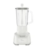 Mixer blender Midea – 1L – Puissance 600W - 4 boutons – 2 vitesses – Bocal en verre – Mixage optimal de tous types d’ingrédients - MJ-BL6008BW