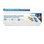 Split mural Inventer Unicool+ Midea – 12000 BTU – 1,5 CV – Mode automatique – Mode ventilateur – R410A – Wifi intégré – Anti-Bactérie et Purificateur d’air - MSEF1B-12CRDN8