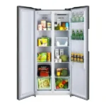 Réfrigérateur américain double portes réversibles Nasco - 400L Net - Economique - NASF2-62FLN1
