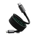 Câble de charge rapide et de transfert de données Baseus Tungsten Gold Magnetic – Type-C vers type-C – 1m – 100W - 480Mbps - P10319805111-00