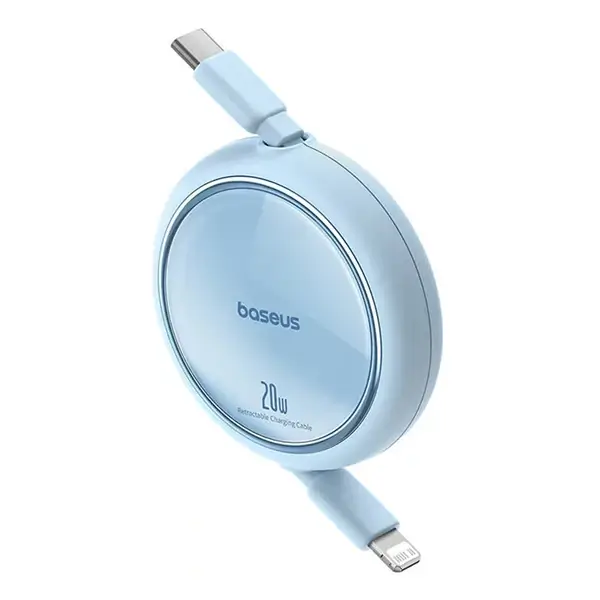 Câble de charge rétractable Baseus Free2Pull  - Type-C vers Lightning - 20W - 1m - Galaxy bleu - P10364501311-00