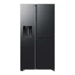 Réfrigérateur américain Inventer double portes Samsung - 627L Net - Distributeur d'eau - Wi-Fi intégré - Porte à ouverture automatique - Avec une ouverture en option - RS80F65G4FGH – Image 2