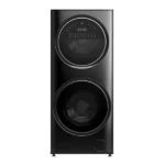 Machine à laver Inventer avec deux hublots Nasco - 15KGs - 5KGs hublot du haut -10KGs hublot du bas - Puissance 200W - 1850W - Séchage 7KGs - Essorage - Rinçage - SNASFL2V-15W7D-V1