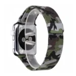 Bracelet de remplacement pour montre en acier inoxydable W6 Coteetci Apple Watch 42mm/44mm - Fermeture magnétique - Camouflage armée - WH5203-CL