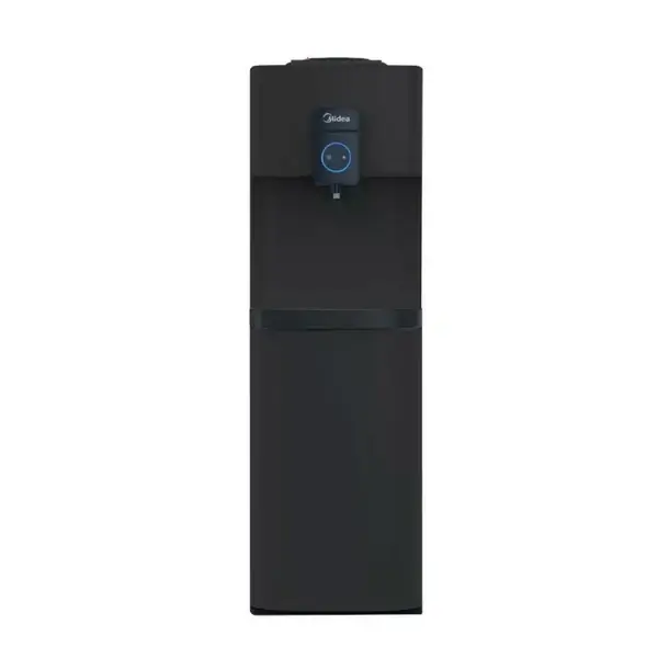 Distributeur d'eau 3 robinets avec mini bar glace Midea - Capacité de la bouteille : 18-21 L  - 3 sélections de température : chaud, froid et ambiante - YL2037S-B