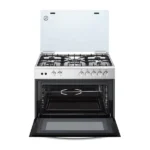 Gazinière 5 feux avec couvercle LG - 240V - 100L - 850 x 900 x 600mm - 50W - Double allumage - Système de chauffage combiné - Rôtissoire - FA415RMA – Image 3