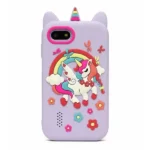 Téléphone éducatif pour enfants – Écran couleur 2.8" avec double caméra et jeux intégrés - Licorne - 2025646576 - Violet – Image 2