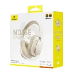 Casque sans fil supra-auriculaire Baseus Bowie H1s - BT 5.4 - Réduction de bruit - 120h d'autonomie sans réduction de bruit et 60h avec réduction de bruit - Étanchéité PX4 - Couleur champagne - A00075301223-00 – Image 3