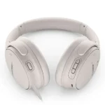 Casque sans fil Bose QuietComfort 45 Headphones - 22h d'autonomie - Réduction de bruit - Bluetooth 5.1 allant jusqu'à 9m - Microphone intégré - Blanc – Image 2