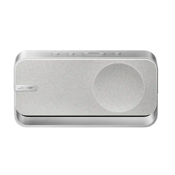 Enceinte bluetooth avec microphone intégré Bose SoundLink Home - 9h d'autonomie - Bluetooth 5.3 - Temps de charge 2,5 heures -Argent clair