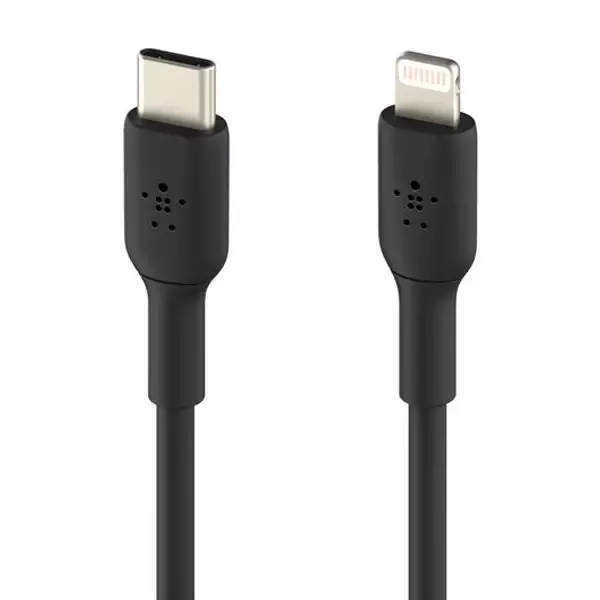 Câble de charge rapide et de transfert de données Belkin - 1m - 30W - Type-C vers Lightning- CAA003BT1MBK