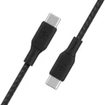 Câble de charge rapide et de transfert de données Belkin - 2m - 100W - Type-C vers Type-C - CAB014BT2MBK – Image 2