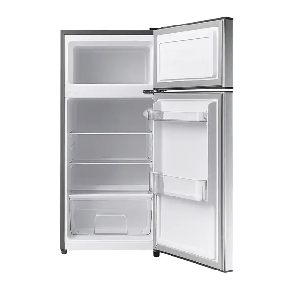 Mini réfrigérateur double portes TCL - 85L - 2 tiroirs + 1 casier au réfrigérateur - un espace au congélateur - Économique - F112TMS