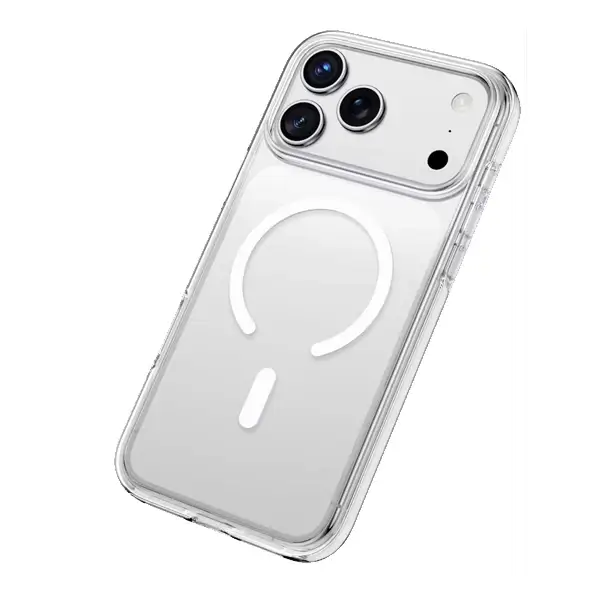 Coque de protection Magsafe pour iPhone 17 Pro Max Green Lion - Anti-rayures - Protection contre les chutes - Protection de l'appareil photo – Transparente - GNULMG17PMCL