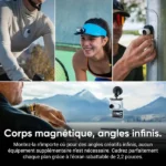 Caméra d'action 4K Insta360 GO 3S multifonctionnel - Écran tactile rabattable de 2.2" - 64Go - 310mAh - 2H20min d'autonomie - IPX4 - Stabilisation – Image 3