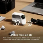 Caméra d'action 4K Insta360 GO 3S multifonctionnel - Écran tactile rabattable de 2.2" - 64Go - 310mAh - 2H20min d'autonomie - IPX4 - Stabilisation – Image 2