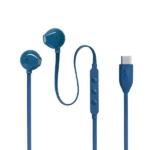Écouteurs intra-auriculaires filaire JBL Tune 305C - Type-C - 12,5mm - Haut-parleur dynamique - Pure Bass - Bleu