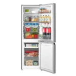 Réfrigérateur combiné double portes Midea - 174L - 3 tiroirs + 1 casier au réfrigérateur - 3 casiers au congélateur - Économique - R600A - MDRB241FGF50