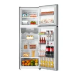 Réfrigérateur combiné double portes Midea - 338L - 4 tiroirs + 1 casier au réfrigérateur - 1 tiroir + 1 casier au congélateur - Économique - R600A - MDRT489MTE46