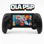 OLA PSP – Console rétro portable avec 26 émulateurs et +15 000 jeux intégrés - Noir