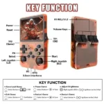 Ola Game Pocket - +15.000 Jeux - écran 3,5" HD - Game Boy - Console rétro portable multi-émulateurs - OLA-GPKT36S - Bleu Transparent – Image 2