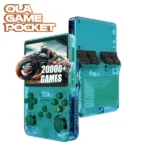 Ola Game Pocket - +15.000 Jeux - écran 3,5" HD - Game Boy - Console rétro portable multi-émulateurs - OLA-GPKT36S - Vert Transparent