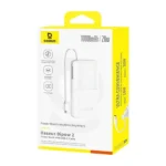 PowerBank à charge rapide Baseus Bipow 2 - 10000mAh - 20W - 1 câble type-c intégré - 1 support USB et 1 support type-c - Indicateur LED numérique pour suivre le niveau de batterie - Blanc - P10077101213-00 – Image 3