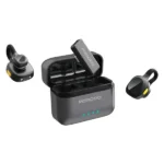 Micro cravate sans fil Movo Lavalier Porodo - 5h d'autonomie - Connecteur Type-C - Réduction de bruit - 15m - PDLAMPHF76BK