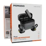 Micro cravate sans fil Movo Lavalier Porodo - 5h d'autonomie - Connecteur Type-C - Réduction de bruit - 15m - PDLAMPHF76BK – Image 3