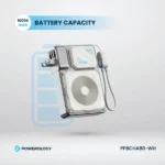 Powerbank avec option chargeur mural et MagSafe intégré Powerology - 10 000mAh - Protection contre la surchauffe - Capacité de charge de 4 appareils simultanément - Support pliable intégré - PPBCHA80WH – Image 3