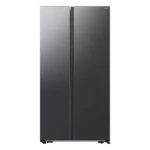Réfrigérateur Américain Inventer double portes Samsung - 583L - Wifi intégré - Poignée de porte encastrée - Alarme sonore porte ouverte  - Gaz réfrigérant  R-600A  - Compresseur  Digital Inverter - RS57DG400EB4EF – Image 2