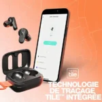 Écouteurs intra-auriculaires sans fil Skullcandy Dime 3 - Autonomie 20h - Microphone intégré - IPX4 - Réduction de bruit - Compatible avec iPhone et Android + Appareils bluetooth - Noir - S2DCW-R740 – Image 3