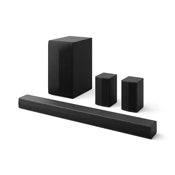 Barre de son sans fil télécommandé LG - 340W - 3.1CH - Sound IA Pro - WOW Interface - DTS digital Surround - 9 Haut-parleurs avec une puissance de 500W - DTS Virtual : son 3D immersif - BT 5.3 - USB - S60TR