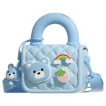 Mini Sac Enfant silicone – Collection SO.KOOOL Family - Bleu - 6972015805731
