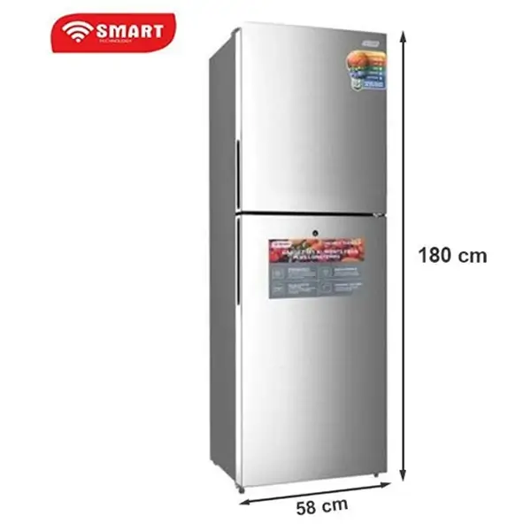 STCB-308 Réfrigérateur combiné double portes Smart Technology - 230L - 2 tiroirs avec option de déplacement + 1 casier au réfrigérateur - 5 casiers au congélateur - Économique - R600A - STCB-308 – Image 2