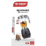 Mixeur incassable avec broyeur Smart Technology - 1,5L - 350W - 2 vitesses - Mélangeur - Lames en acier inoxydable - Pieds anti-dérapants - STPE-2626ILB – Image 2