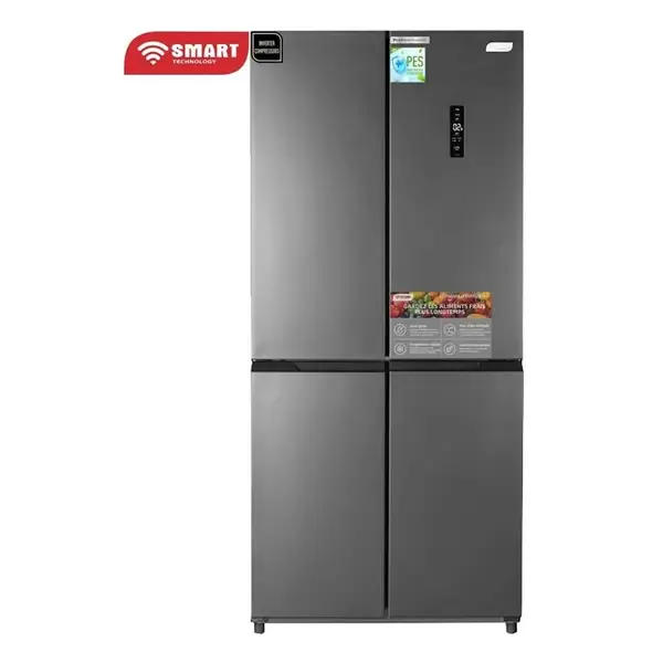 STR-677NFH Réfrigérateur Américain quatre portes NOFRST inventer Smart Technology - 442L - Thermostat réglable - Condenseur extérieur - Économique - R600A - STR-677NFH – Image 2