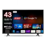 TV Led avec décodeur intégré Smart Technology - Android - 43" - Affichage LED - Résolution UHD - HDR10+ - HDMI - Wifi - USB - DV3T- DV3T2 - 3D - STT-4301GS